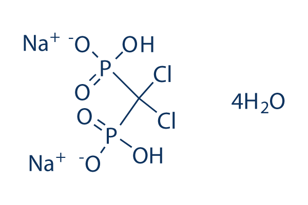 Clodronate disodium tetrahydrate化学構造
