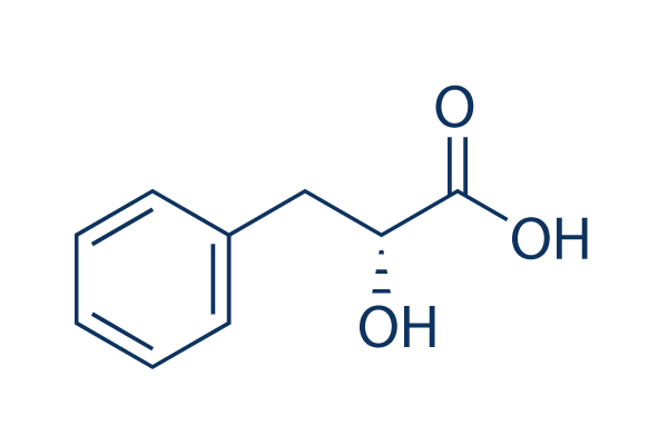 D-3-Phenyllactic acid化学構造