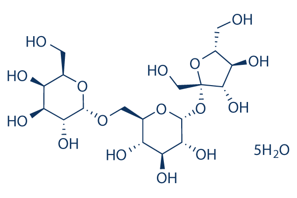 D-(+)-Raffinose pentahydrate化学構造