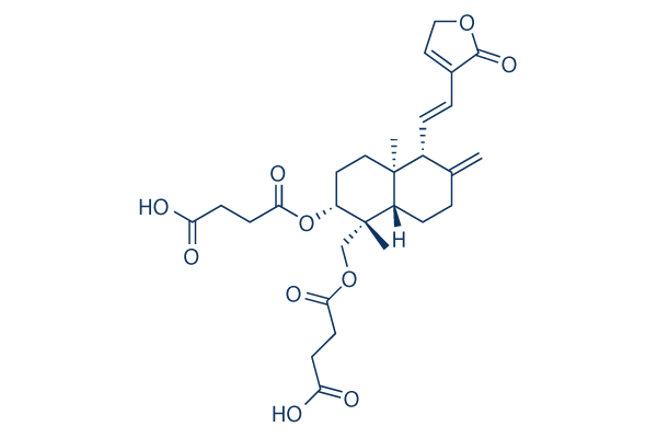Dehydroandrographolide Succinate化学構造
