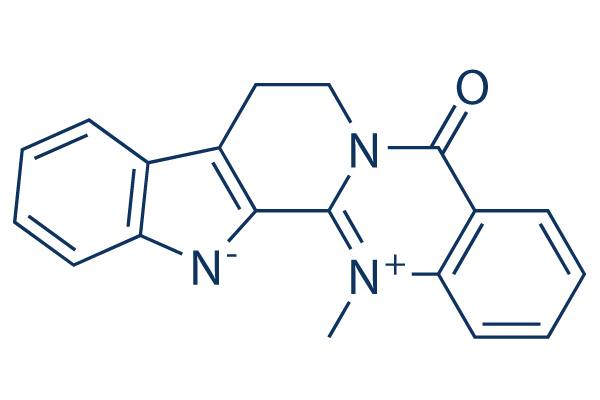 Dehydroevodiamine化学構造
