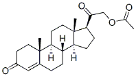 Deoxycorticosterone acetate化学構造
