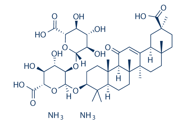 Diammonium Glycyrrhizinate化学構造