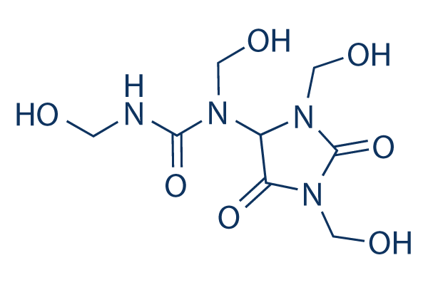 Diazolidinyl urea化学構造