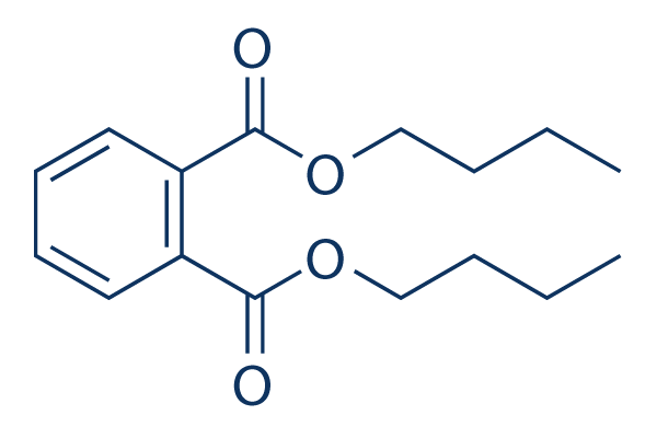 Dibutyl phthalate化学構造