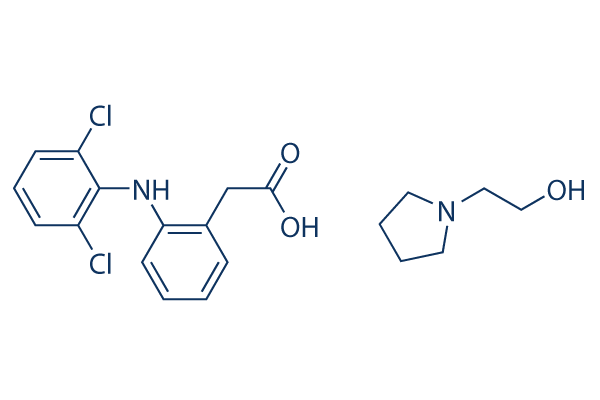 Diclofenac Epolamine化学構造