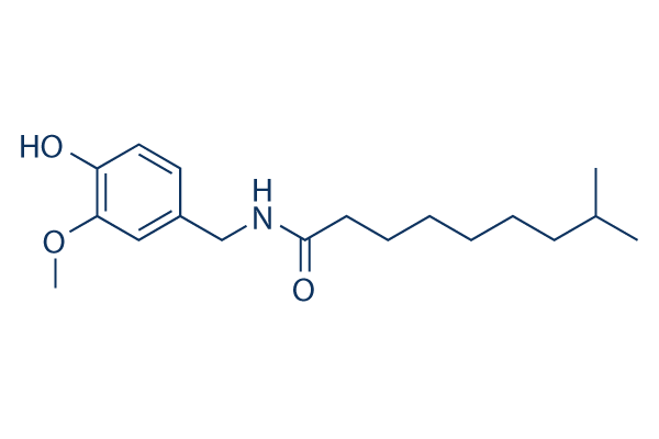 Dihydrocapsaicin化学構造