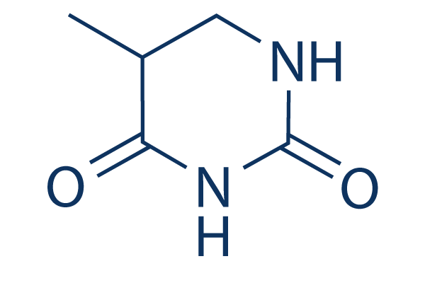 Dihydrothymine化学構造