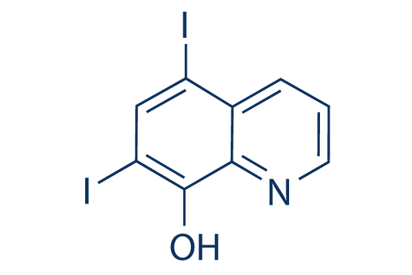 Diiodohydroxyquinoline化学構造