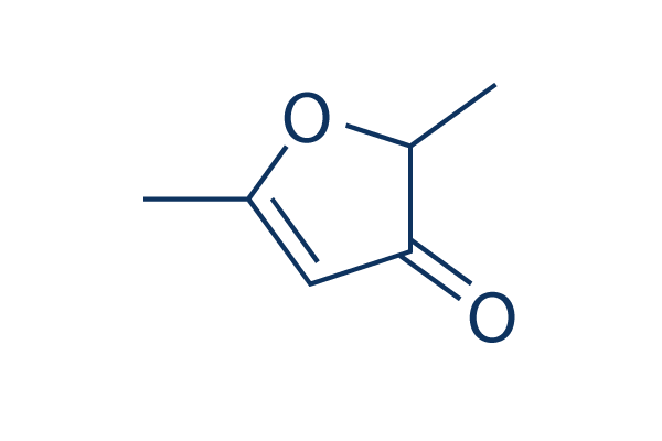 2,5-Dimethyl-2,3-dihydrofuran-3-one化学構造