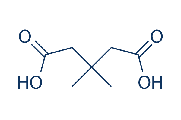 3,3-Dimethylglutaric acid化学構造
