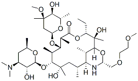 Dirithromycin化学構造