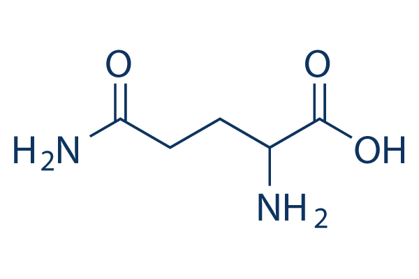 DL-Glutamine化学構造