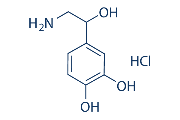DL-Norepinephrine hydrochloride化学構造