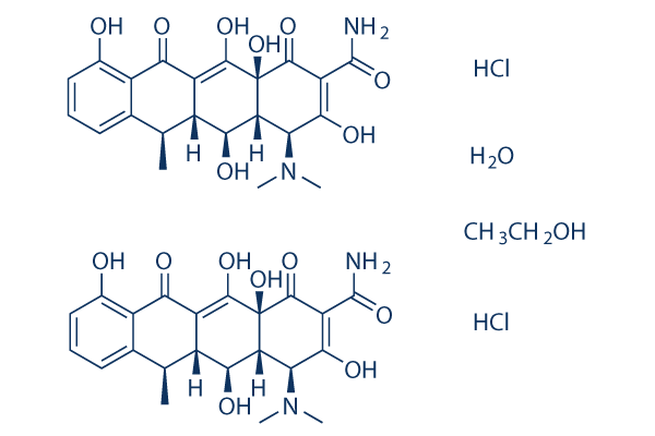 Doxycycline Hyclate化学構造
