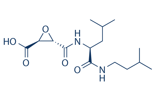 Loxistatin Acid (E-64C)化学構造