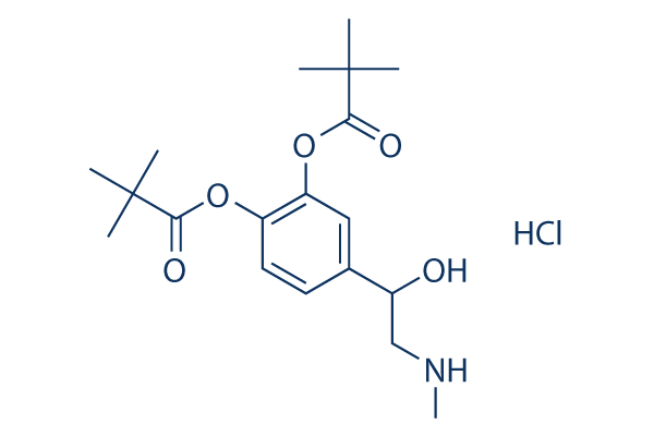 Dipivefrin Hydrochloride化学構造