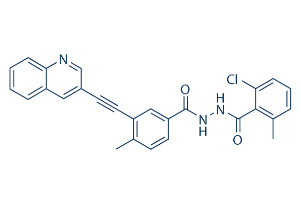 Vodobatinib (K0706)化学構造