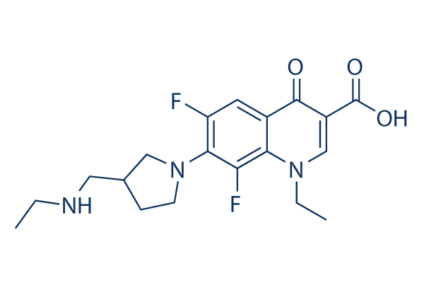 Merafloxacin化学構造