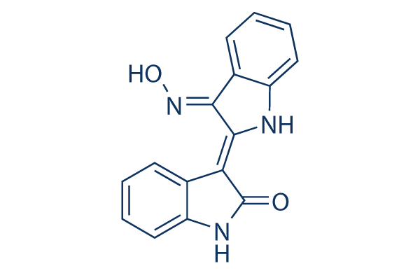 Indirubin-3′-oxime化学構造