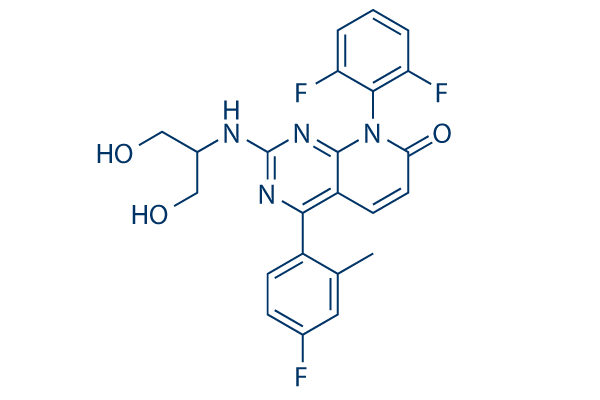 Dilmapimod (SB-681323)化学構造