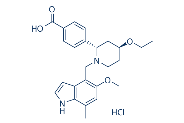Iptacopan (LNP023) Hydrochloride化学構造
