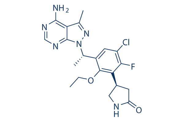 Parsaclisib (INCB050465)化学構造