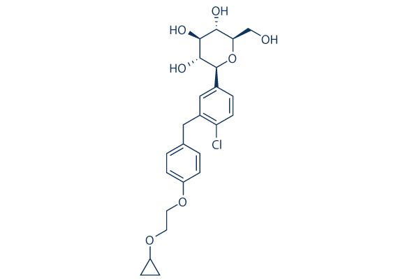 Bexagliflozin (EGT1442)化学構造