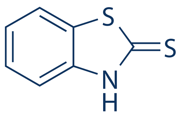 2-Mercaptobenzothiazole化学構造