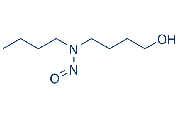 N-butyl-N-(4-hydroxybutyl) nitrosamine化学構造