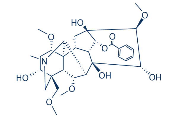 Benzoylmesaconine化学構造