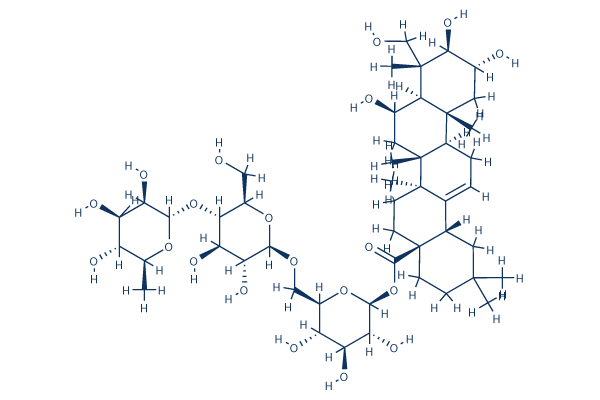 Asiaticoside B化学構造