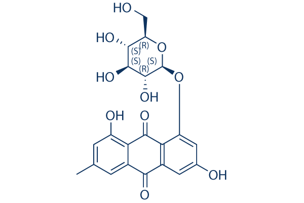 Emodin-8-glucoside化学構造