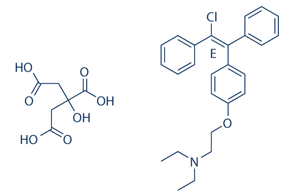 Enclomiphene Citrate化学構造