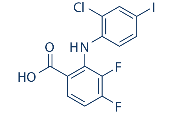 Zapnometinib (PD0184264)化学構造