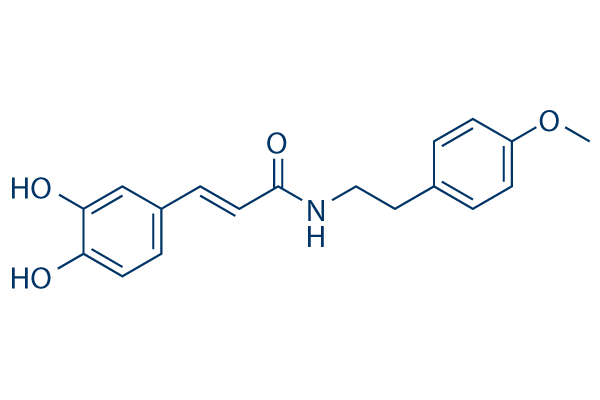 N-Caffeoyl O-methyltyramine化学構造