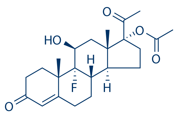 Flugestone 17-acetate化学構造