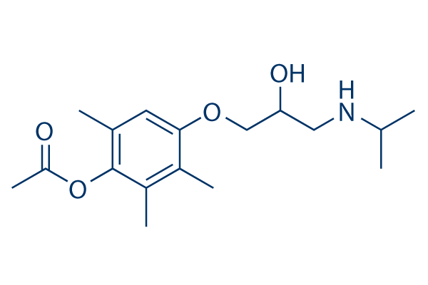 Metipranolol化学構造
