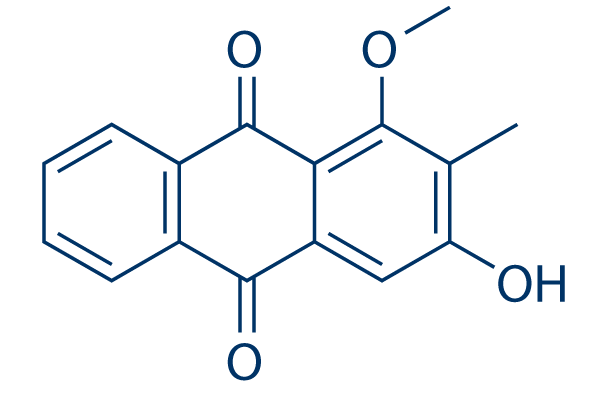 Rubiadin 1-methyl ether化学構造