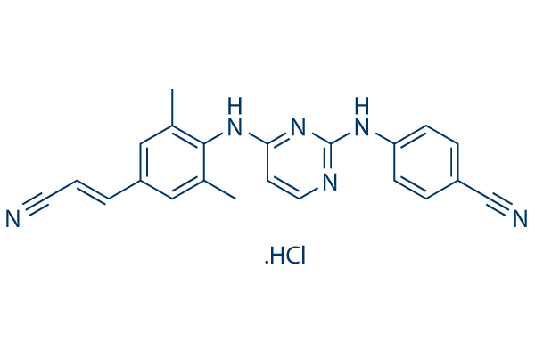 Rilpivirine Hydrochloride化学構造