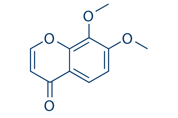 7,8-Dimethoxy-4H-chromen-4-one化学構造