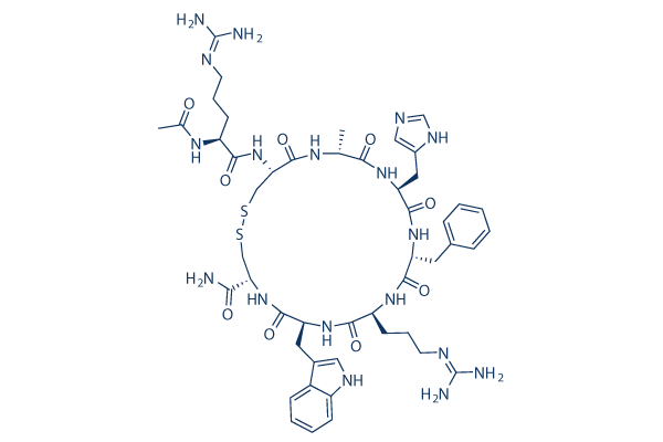 Setmelanotide (RM-493)化学構造