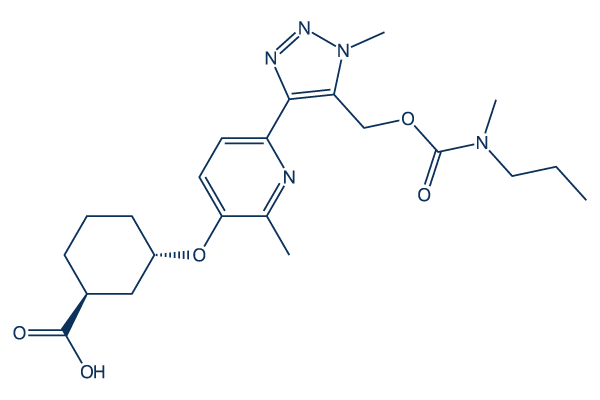 BMS-986278化学構造