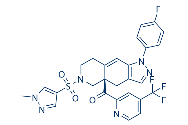 Relacorilant (CORT125134)化学構造