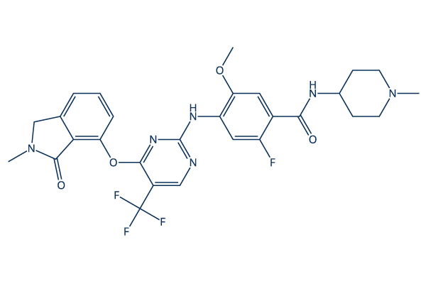 Ifebemtinib化学構造