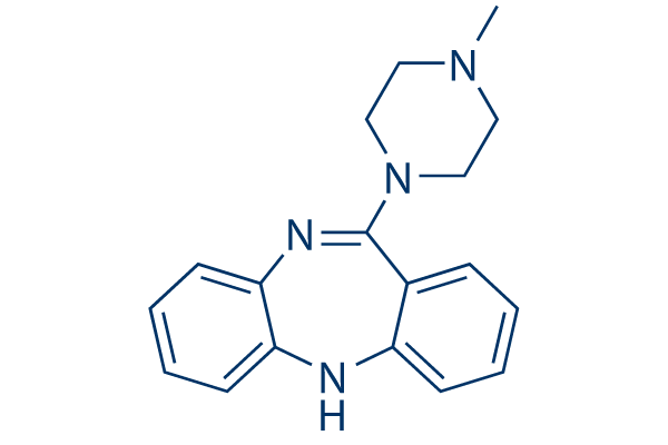Deschloroclozapine化学構造