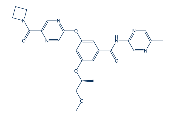 AZD1656化学構造