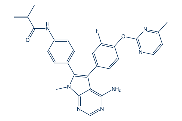 Lirafugratinib化学構造