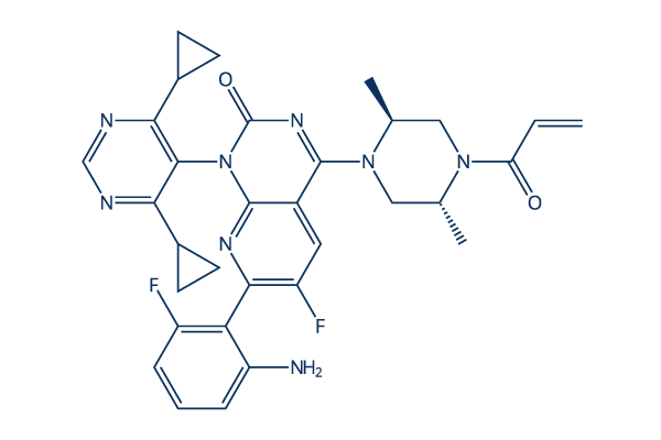 garsorasib (D-1553 )化学構造