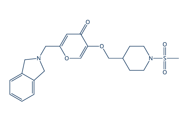 Opevesostat (ODM208)化学構造
